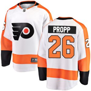 Kinder Philadelphia Flyers Eishockey Trikot Brian Propp #26 Breakaway Weiß Fanatics Branded Auswärts